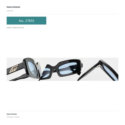 Hinge and temple details