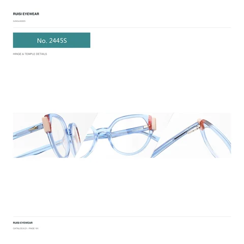 Hinge and temple details