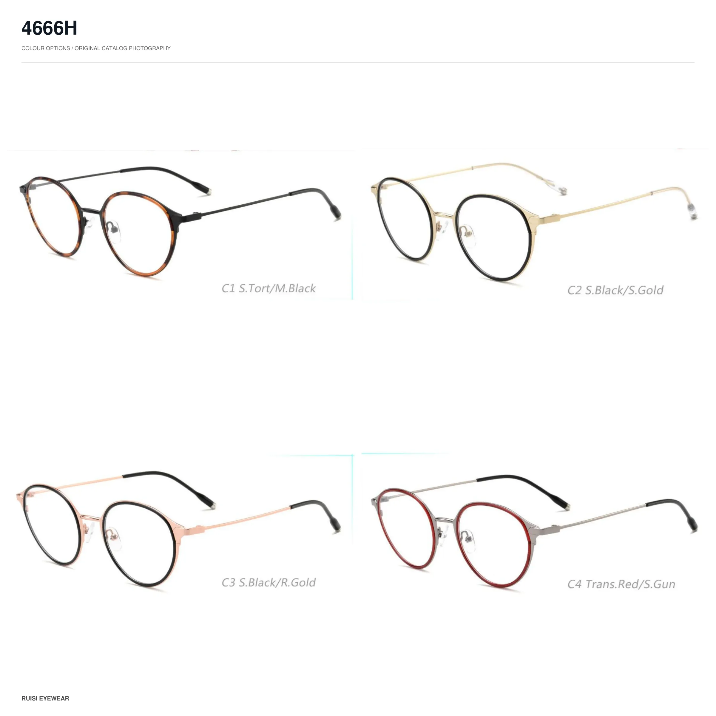 4666H Metal Optical Frames