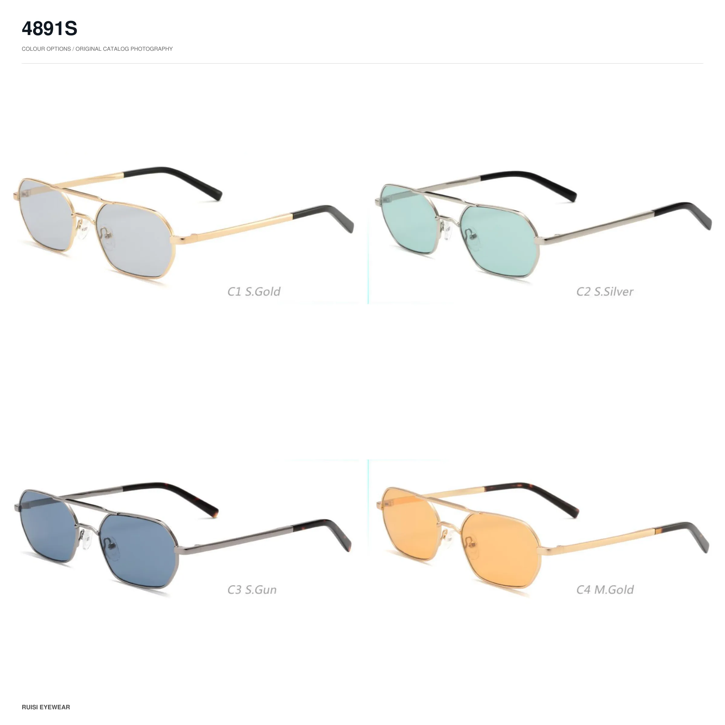 4891S Metal Sunglasses