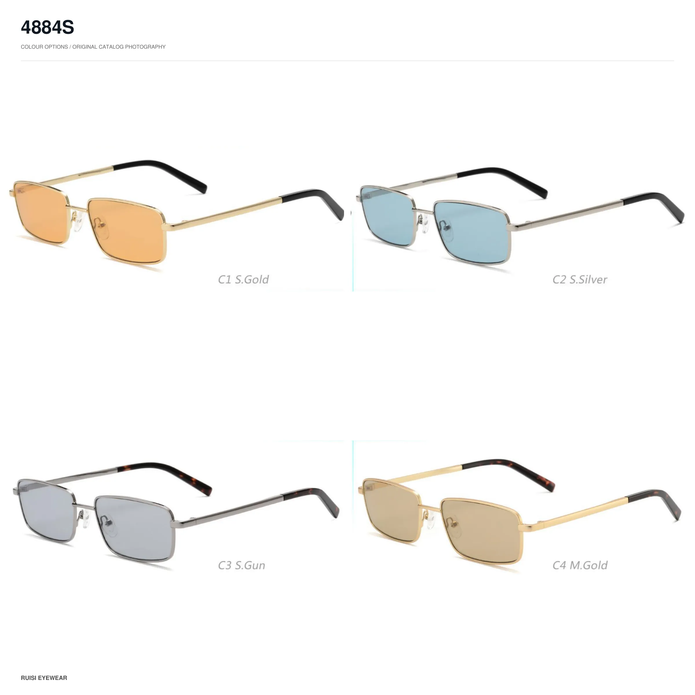 4884S Metal Sunglasses