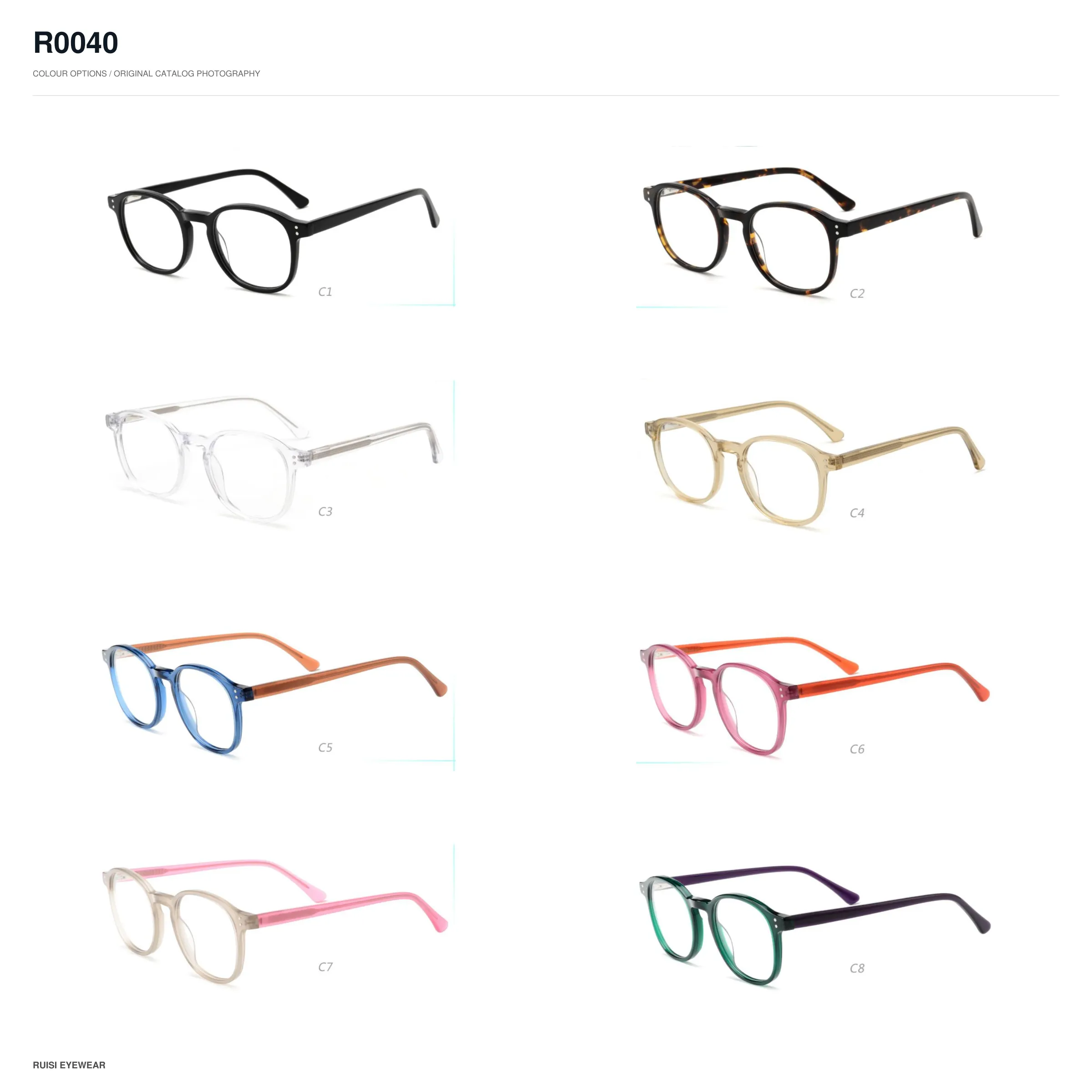 R0040 Acetate Optical Frames