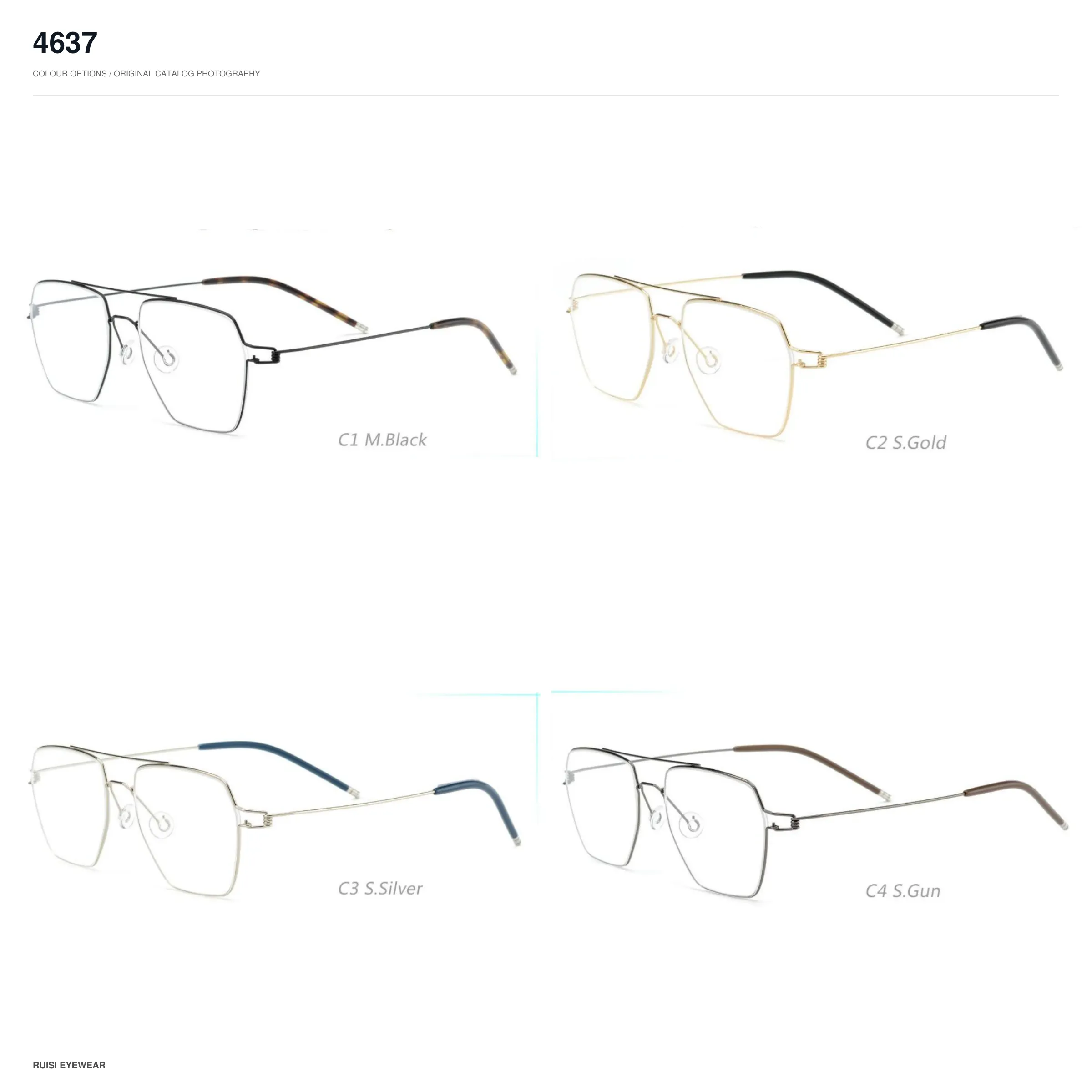 4637 Metal Optical Frames