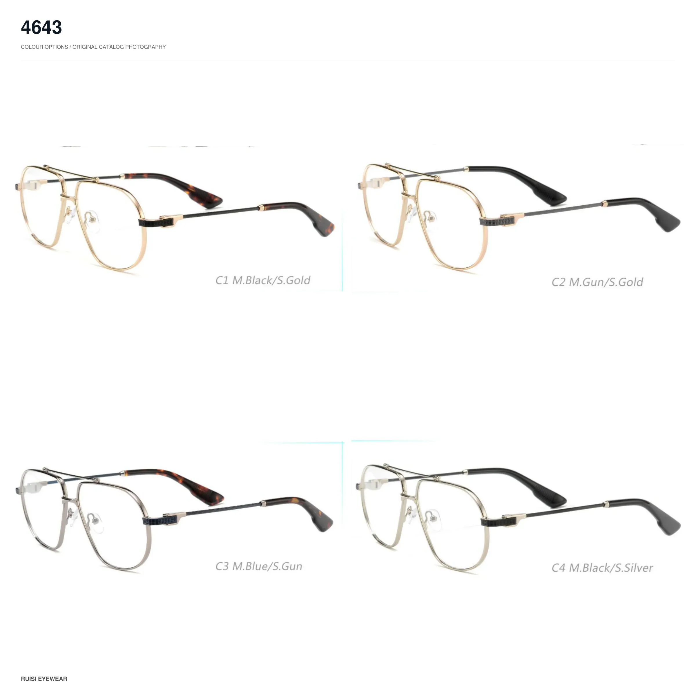 4643 Metal Optical Frames