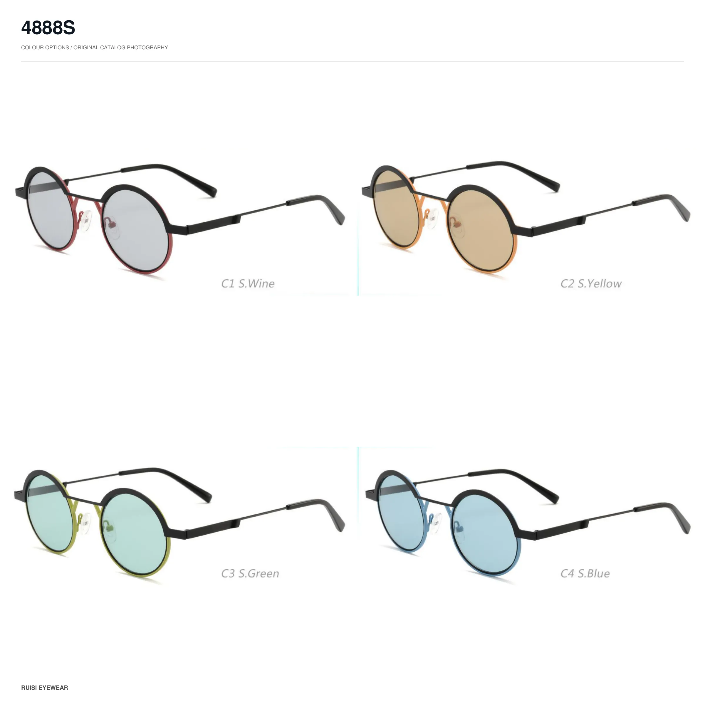 4888S Metal Sunglasses