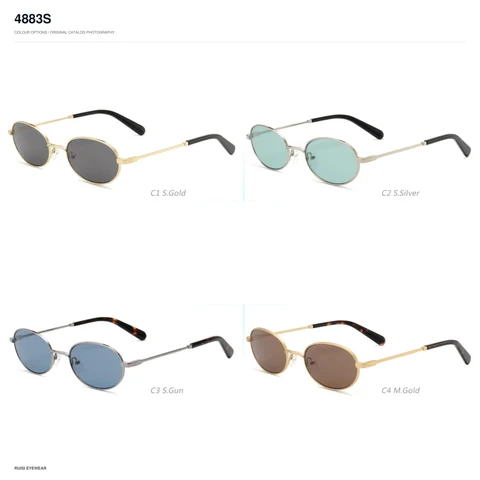 4883S Metal Sunglasses
