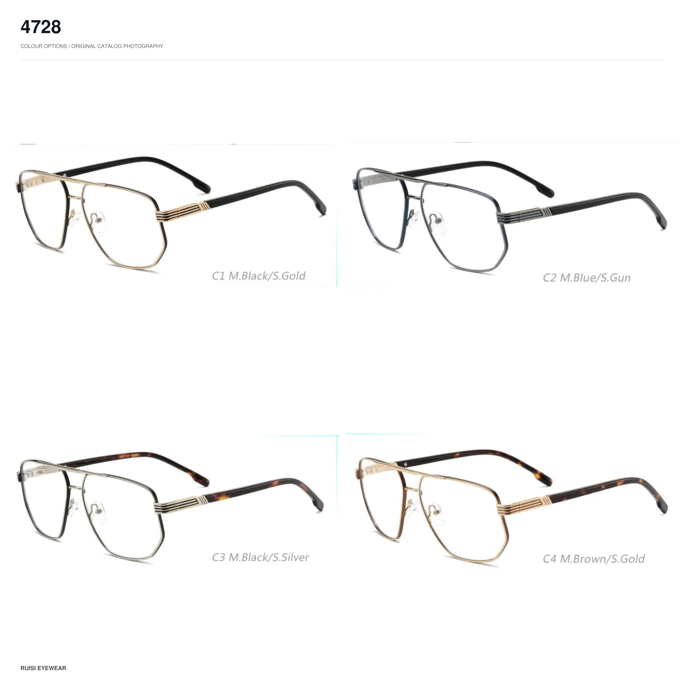 4728 Metal Optical Frames
