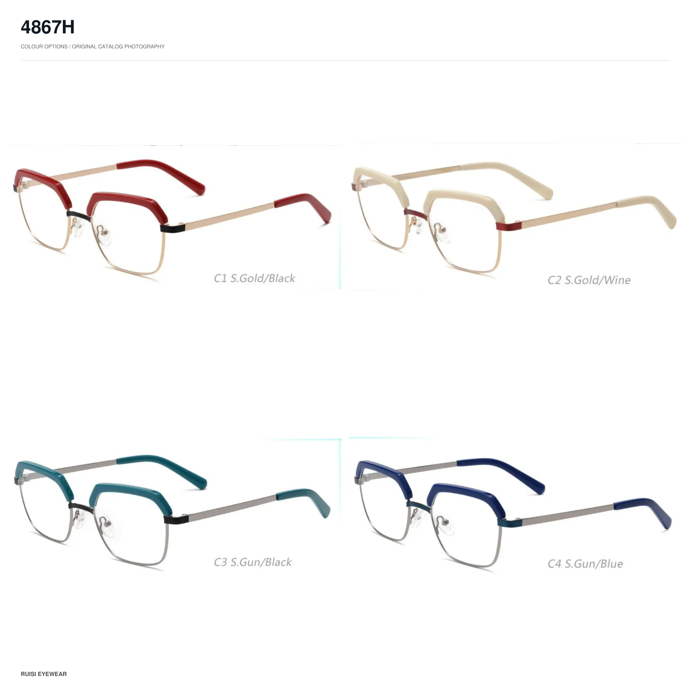 4867H Metal Optical Frames