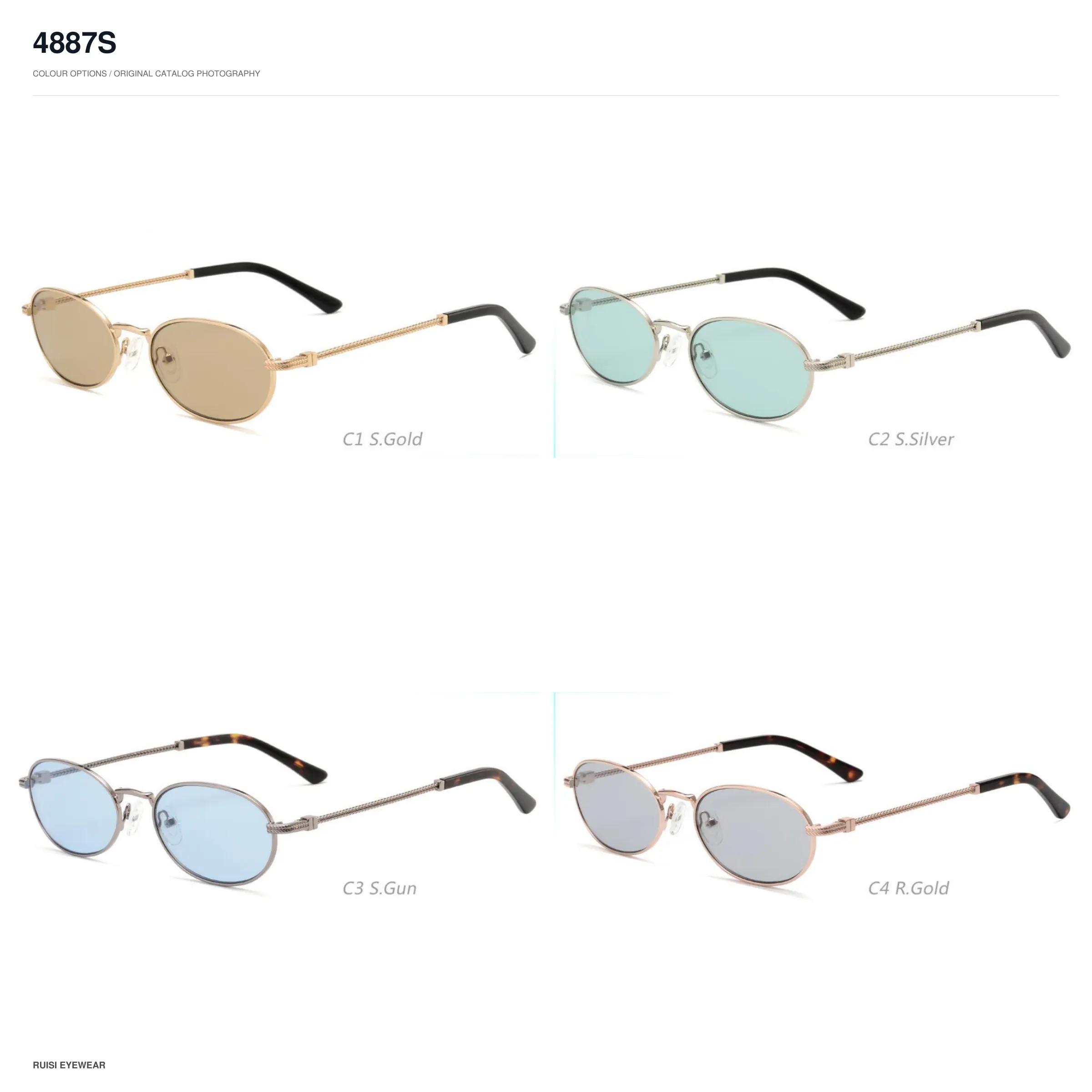 4887S Metal Sunglasses